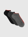 Multi 3 Pack Athleisure Men Sneaker Socks  Men
