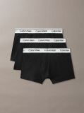 Black 3 Pack Boys Trunks - Icon Cotton Stretch  Boys