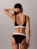 Black Lift Bralette - Icon Cotton Script  Women