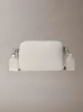 White Convertible 2-Strap Crossbody Camera Bag  Women