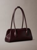 Red Trio Compartment Shoulder Bag  Women