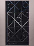 Black Tonal CK Emblem Modal Scarf  Women