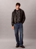 Grey Wool Blend Logo Jacquard Jumper  Men