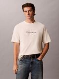 White Relaxed Logo Appliqué T-shirt  Men