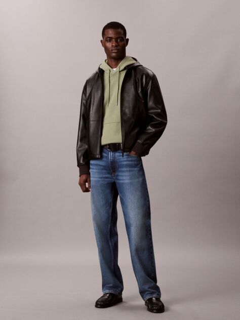 Green Slim Technical Fabric Trousers  Men