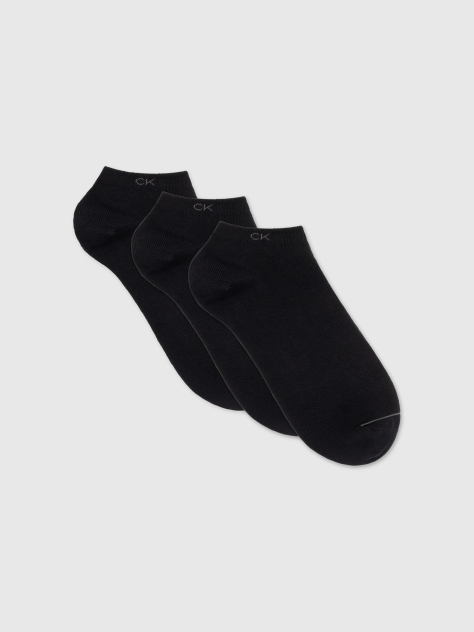 Black 3 Pack Men Sneaker Socks  Men