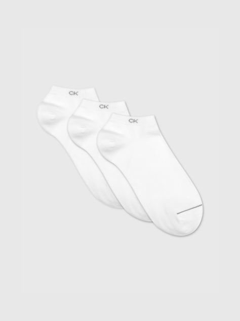 White 3 Pack Men Sneaker Socks  Men