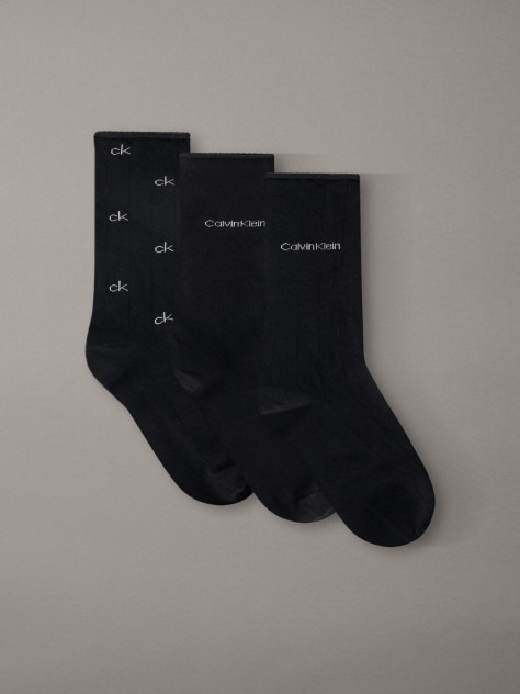 Black Women's Classic Socks 3 Pack Gift Box  Women