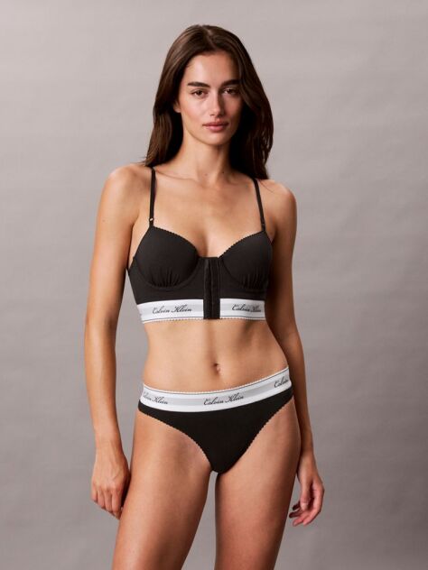 Black Thong - Icon Cotton Modal  Women