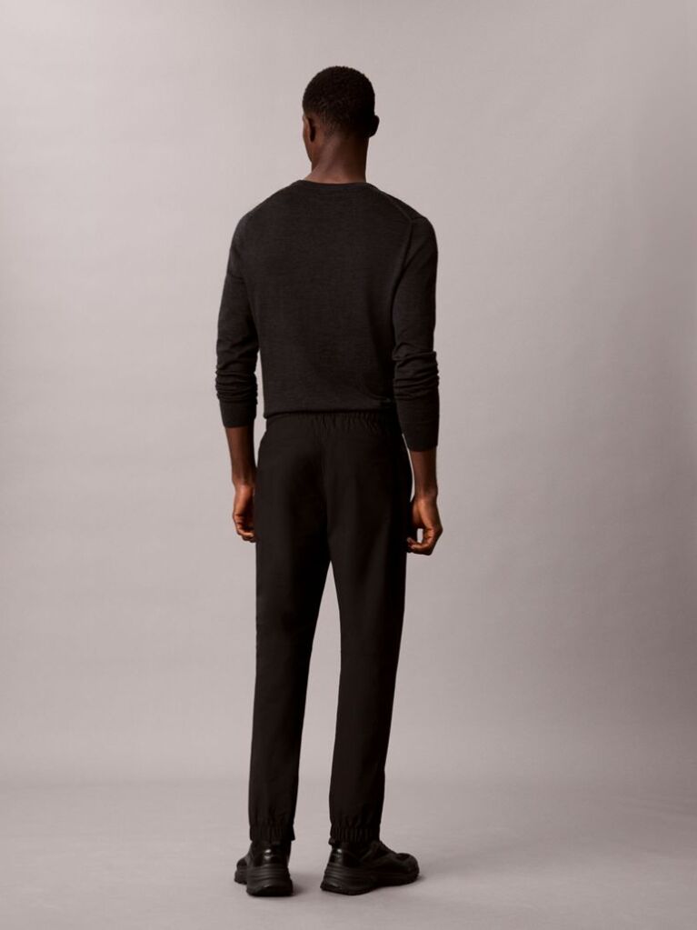 Black Monoglogo Sueded Terry Hoodie  Men