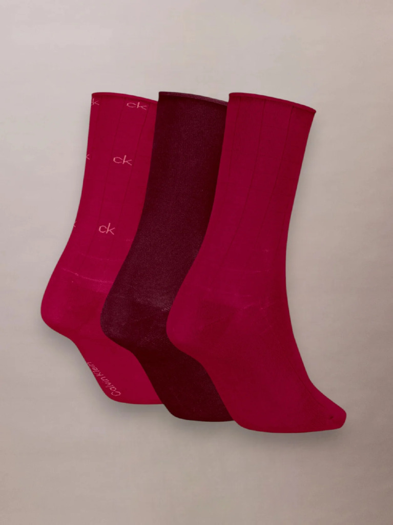 Red Women's Classic Socks 3 Pack Gift Box  Women