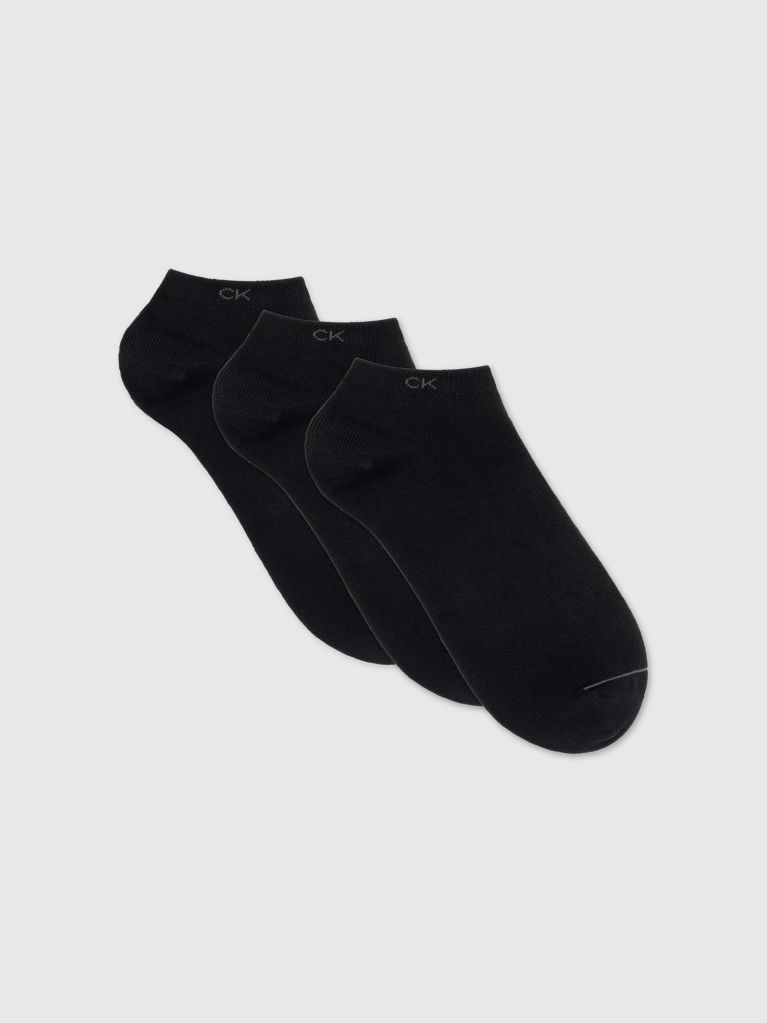 Black 3 Pack Men Sneaker Socks  Men