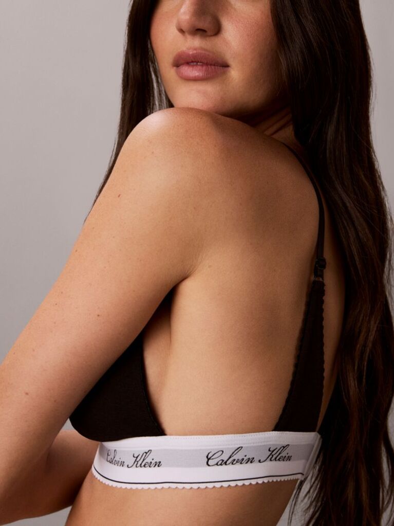 Black Triangle Bra - Icon Cotton Modal  Women