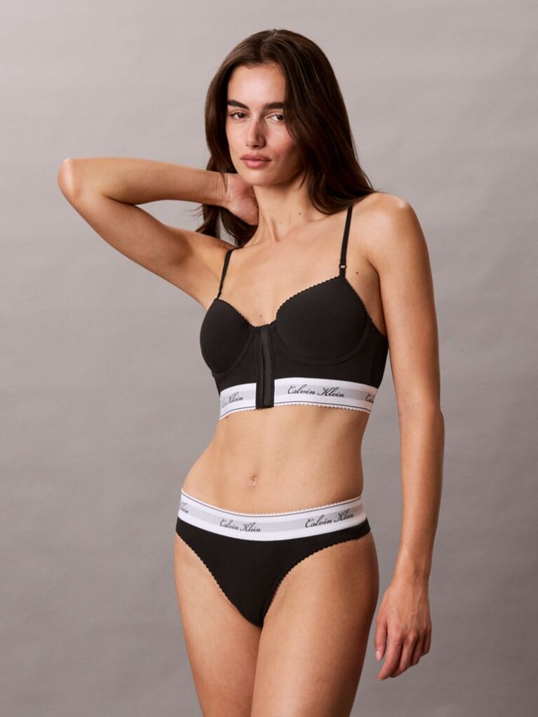 Black Thong - Icon Cotton Modal  Women