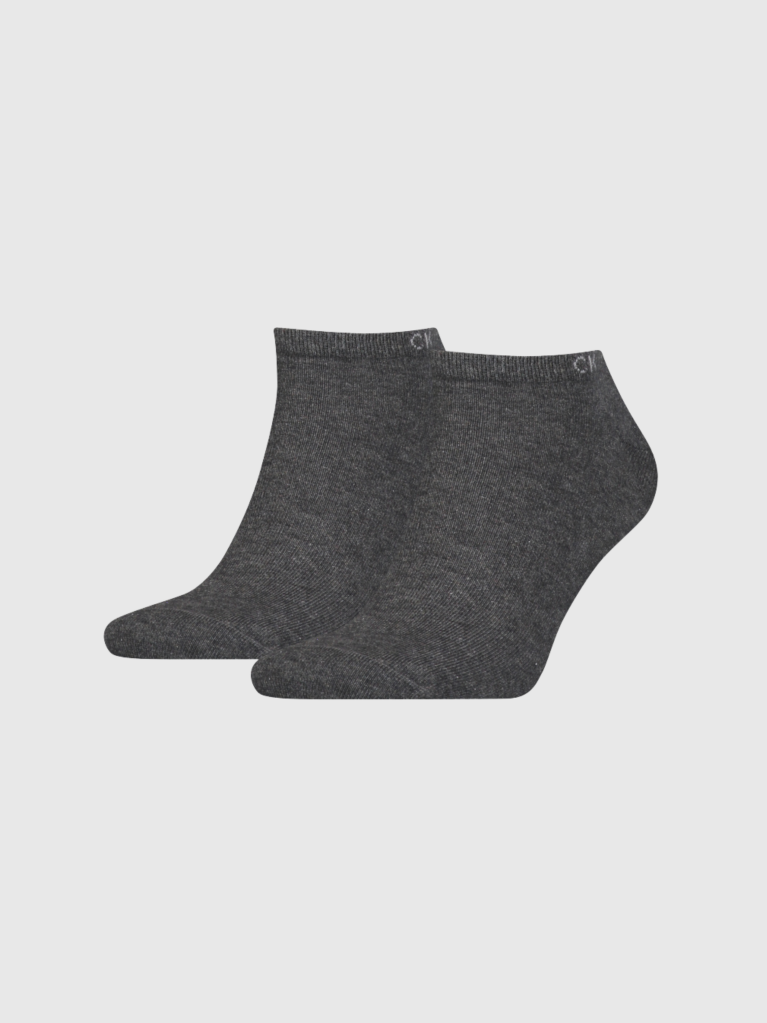 Grey Calvin Klein Casual Men's Sneaker Socks 2 pack  Men